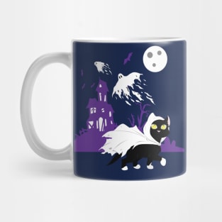 Ghost Kitty Portrait Mug